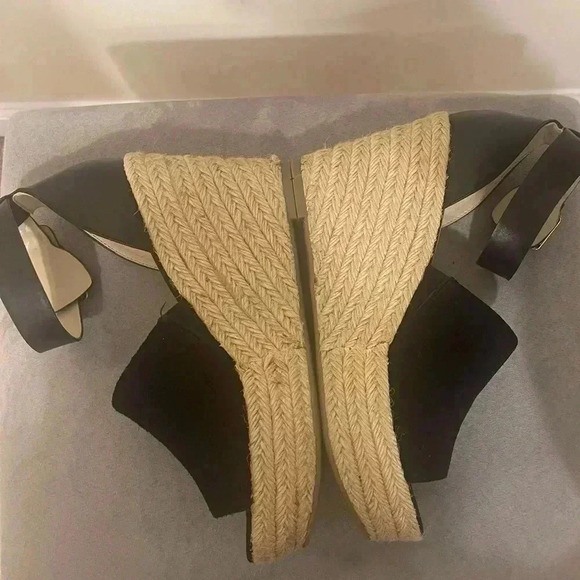 Marc Fisher black suede and leather espadrilles Size 8.5 Excellent condition - Picture 8 of 13